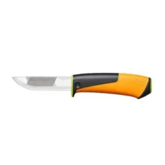 Fiskars 1023619 Нож для тяжелых работ с точилом Fiskars 1023619 Нож для тяжелых работ с точилом