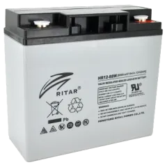 AGM RITAR HR1288W 22А•ч 12В Свинцово-кислотная аккумуляторная батарея AGM RITAR HR1288W 22А•ч 12В Свинцово-кислотная аккумуляторная батарея