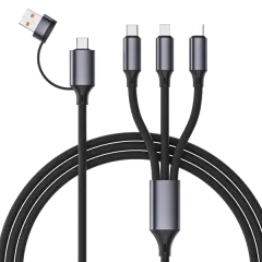 USB A/C-папа/Lightning/Micro/Type-C 1.5 м Кабель Cablexpert USB A/C-папа/Lightning/Micro/Type-C 1.5 м Кабель Cablexpert
