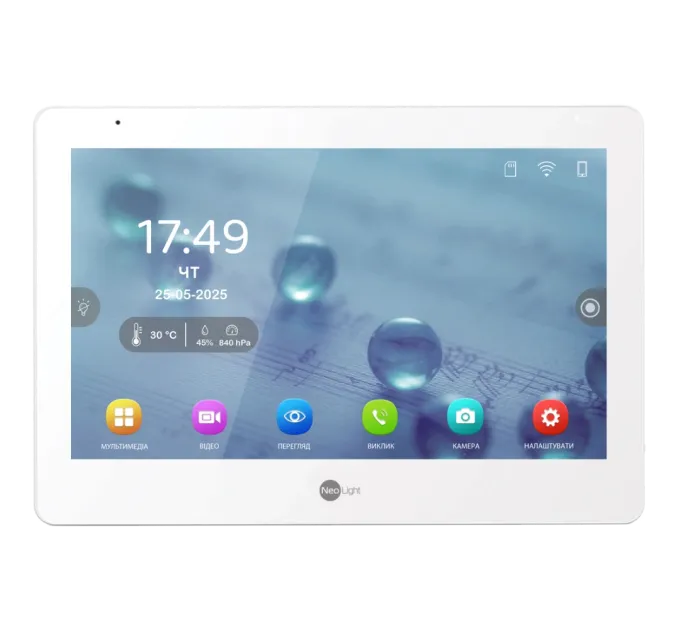 MEZZO Hybrid White Відеодомофон NeoLight MEZZO Hybrid White Відеодомофон NeoLight