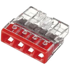 Wago 2273-204 4-провода 0,5-2,5мм2 (без пасты) Клемма