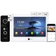 Neolight ALPHA Hybrid + SOLO IP Black з кутком, PoE адаптер для панелі виклику Комплект відеодомофону