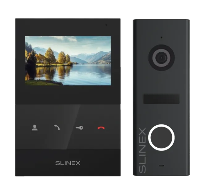 Slinex SQ-04 Black + ML-17HR Graphite Комплект видеовідомофона Slinex SQ-04 Black + ML-17HR Graphite Комплект видеовідомофона