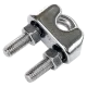APRO 3мм DIN741 (10шт) Зажим для троса нержавеющий APRO 3мм DIN741 (10шт) Зажим для троса нержавеющий
