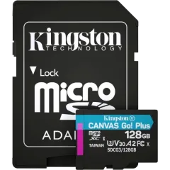 Kingston microSDXC 128 Гб U3 V30 A2 (SDCG3/128GBSP) Карта памяти Kingston microSDXC 128 Гб U3 V30 A2 (SDCG3/128GBSP) Карта памяти