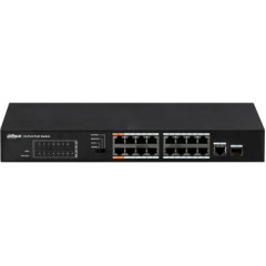 DH-PFS3117-16ET-135 16-портовый неуправляемый POE коммутатор DH-PFS3117-16ET-135 16-портовый неуправляемый POE коммутатор