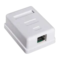 Hypernet MB-STP1 Розетка 1 порт екранована RJ45 STP біла Hypernet MB-STP1 Розетка 1 порт екранована RJ45 STP біла