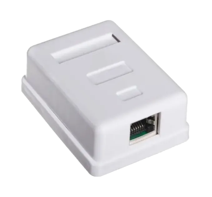 Hypernet MB-STP1 Розетка 1 порт экранированная RJ45 STP белая