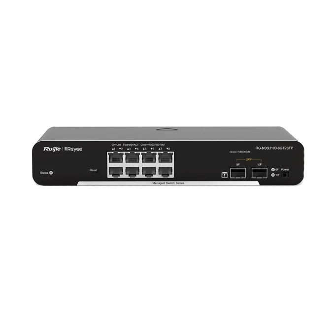Ruijie RG-NBS3100-8GT2SFP L2 Коммутатор 8 портов управляемый Ruijie RG-NBS3100-8GT2SFP L2 Коммутатор 8 портов управляемый