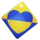 RFID KEYFOB EM RW HEART Брелок