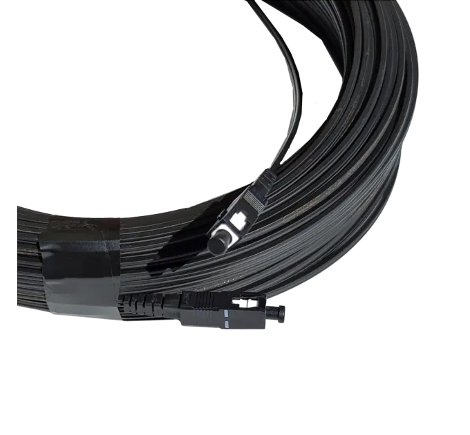 CMS UPC-150SCSC(SM)S(ON)FTTH-OD Патчкорд плоский, наружного исполнения 150 м, Simplex