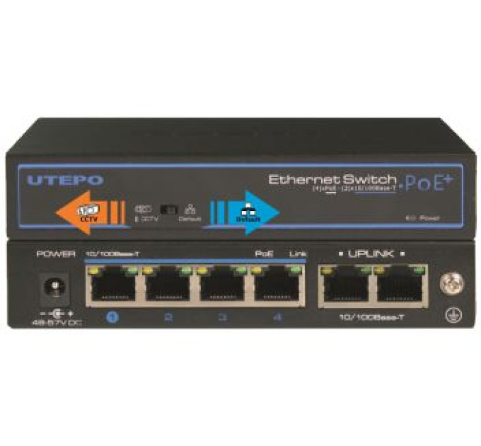UTP3-SW04-TP60 4-портовый POE коммутатор UTP3-SW04-TP60 4-портовый POE коммутатор