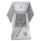 Hypernet WMNC-500-15U-FLAT Шафа 15U 600x500х775 мм настінна розбірна