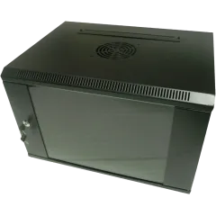 Hypernet WMNC-9U-FLAT-AC-BLACK Шафа коммутаційна настінна 9U 600x450