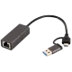 Cablexpert A-USB3AC-LAN-01 USB type-A / type-C Мережевий адаптер