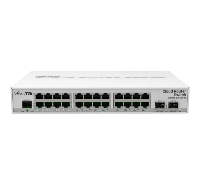MikroTik 326-24G-2S+IN (CRS326-24G-2S+IN) Комутатор 24 порти керований