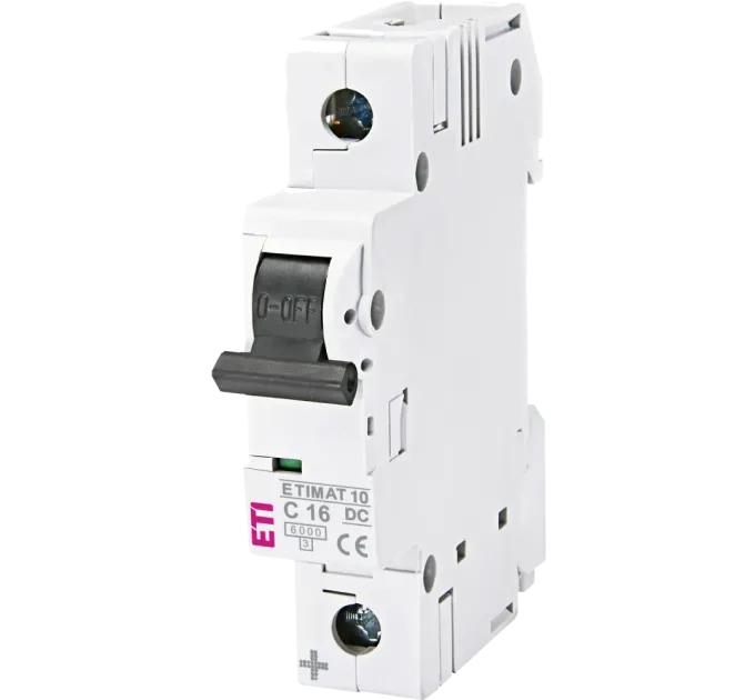 ЭТИ ETIMAT 10 DC 1p C 16A (6 kA) Автоматический выключатель