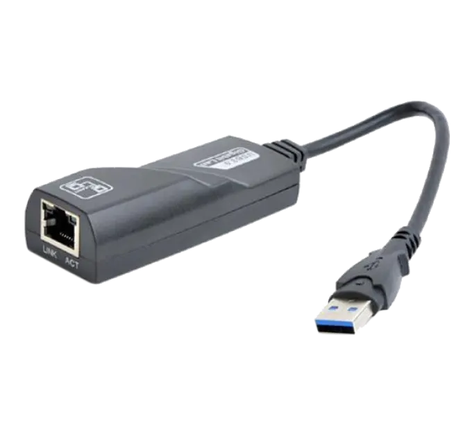Gembird NIC-U3-02 Адаптер з USB на Gigabit Ethernet Gembird NIC-U3-02 Адаптер з USB на Gigabit Ethernet