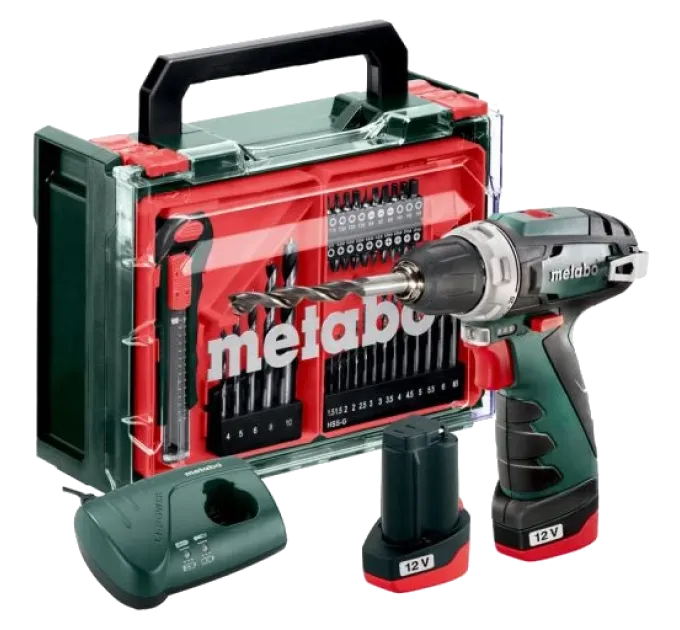 Metabo PowerMaxx BS Basic Mobile Workshop (600080710) Аккумуляторный шуруповерт Metabo PowerMaxx BS Basic Mobile Workshop (600080710) Аккумуляторный шуруповерт