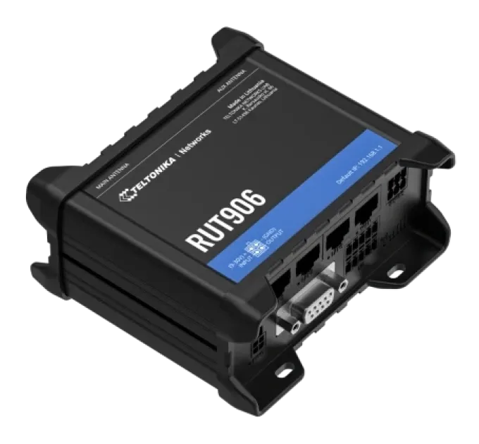 Teltonika RUT906 з 4G LTE, Wi-Fi, RS-232, RS-485 Промисловий стільниковий маршрутизатор