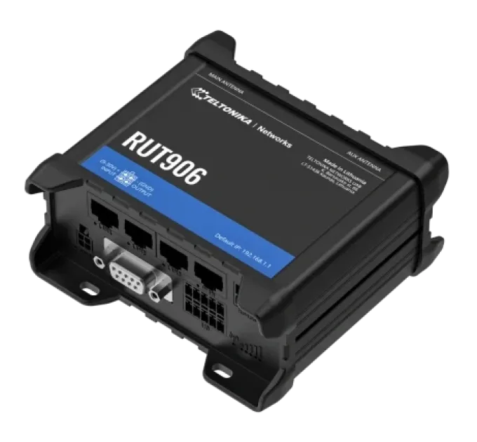 Teltonika RUT906 з 4G LTE, Wi-Fi, RS-232, RS-485 Промисловий стільниковий маршрутизатор