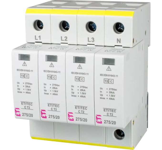 ETI TEC C T2 275/20 (4+0) 4p Ограничитель перенапряжения