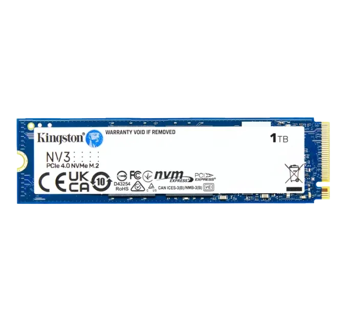 Kingston 1TB NV3 SSD M.2 2280 PCIe 4.0 NVMe Накопитель