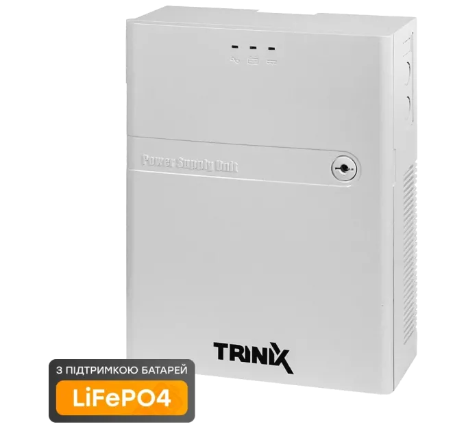 Trinix PSU-1210LED(P) LiFePO4 Джерело безперебійного живлення Trinix PSU-1210LED(P) LiFePO4 Джерело безперебійного живлення