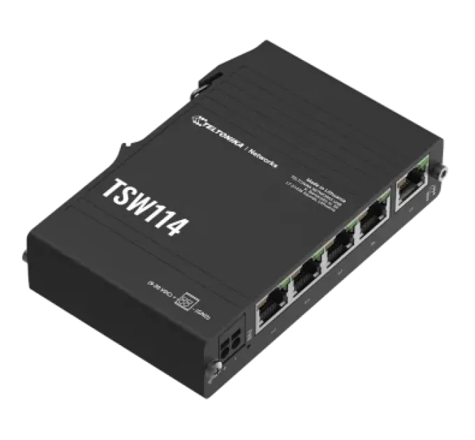 Teltonika TSW114 Комутатор 4 порти некерований