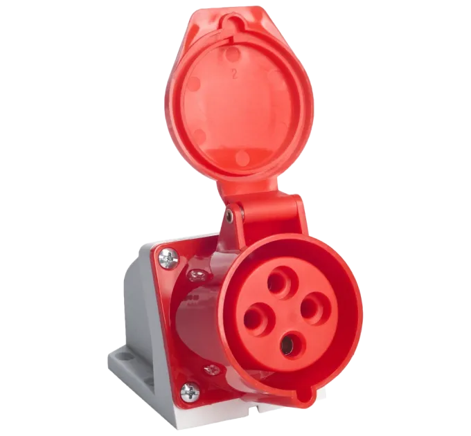 UEA 114 16А 380В 3Р+Е IP44 Розетка стаціонарна зовнішня UEA 114 16А 380В 3Р+Е IP44 Розетка стаціонарна зовнішня