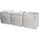 Hermetics ETI 4668023 Розетка 3-на з з/к Schuko RHE-3s (біла/біла кришка, IP54)