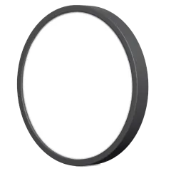 VIDEX 24W 5000K 220V LED светильник накладной круглый Black