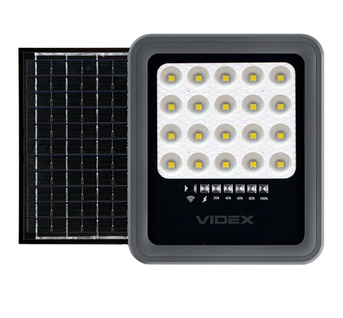 VIDEX 500Lm 5000K 3.2 V LED прожектор автономний
