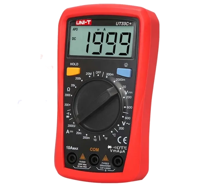 UNI-T UT-33C+ Цифровой мультиметр UNI-T UT-33C+ Цифровой мультиметр