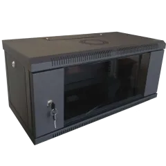 Hypernet WMNC-350-4U-FLAT-BLACK Шафа коммутаційна настінна розбірна чорна
