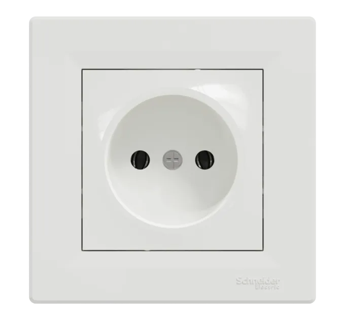 Schneider Electric ASFORA EPH3000121 Розетка одинарна без заземлення Schneider Electric ASFORA EPH3000121 Розетка одинарна без заземлення