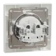 Schneider Electric ASFORA EPH3000121 Розетка одинарна без заземлення