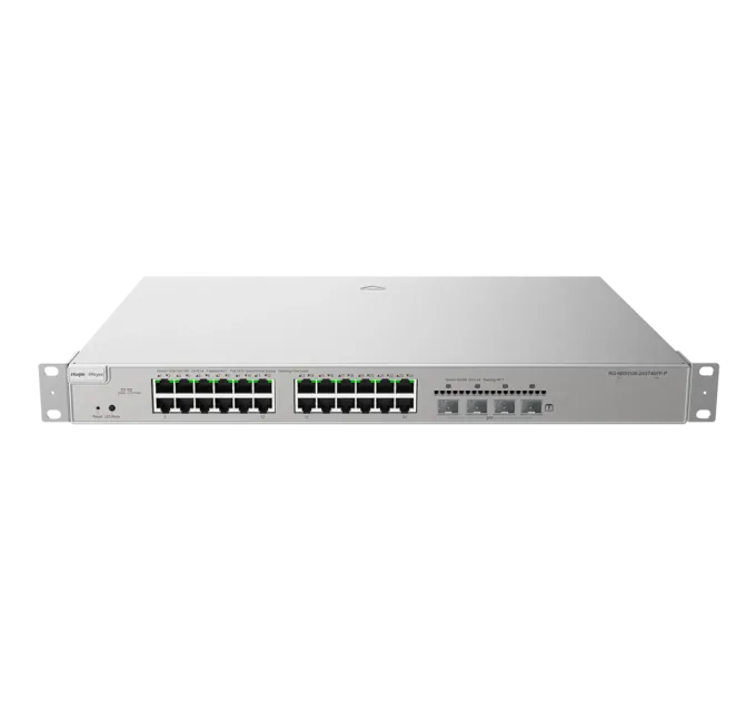 Ruijie Reyee RG-NBS5100-24GT4SFP-P POE L3 Коммутатор 24 порта управляемый Ruijie Reyee RG-NBS5100-24GT4SFP-P POE L3 Коммутатор 24 порта управляемый