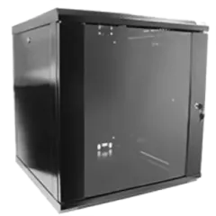 Hypernet WMNC-12U-FLAT- BLACK Шафа коммутаційна настінна 12U 600x450 розбірна