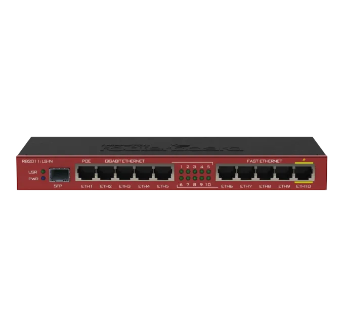 MikroTik RB2011iLS-IN 10-портовий маршрутизатор