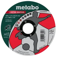 Metabo Limited Edition Soccer (616259000) Відрізний круг по металу 125 x 1,0 x 22,23 мм, Inox, TF 41
