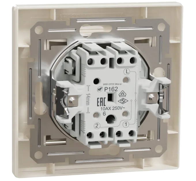 Schneider Electric Asfora EPH0400123 Переключатель одноклавишный самозажимной