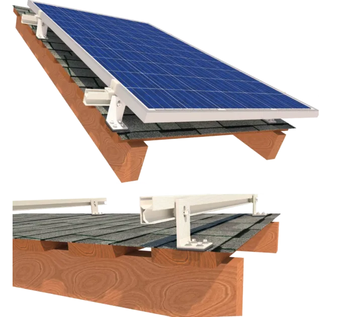 InstallKit IK-XL-B-7 крепление 7 солнечных панелей до 1145мм битумная черепица Комплект