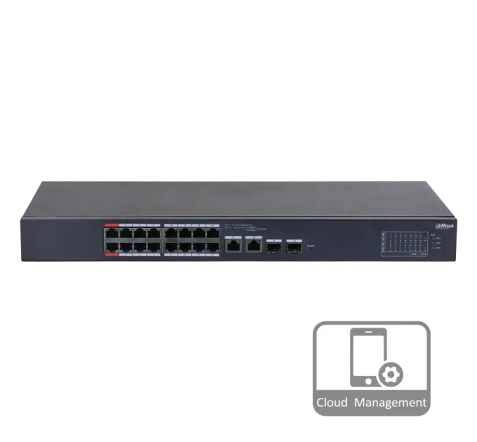 Dahua DH-CS4218-16ET-190 PoE Коммутатор 20 портов управляемый