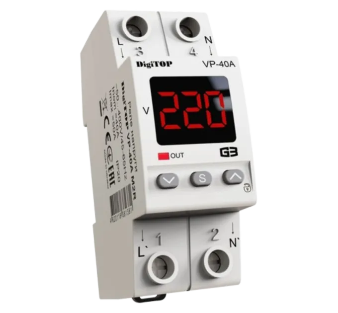DigiTOP VP-40A M2R Реле напруги