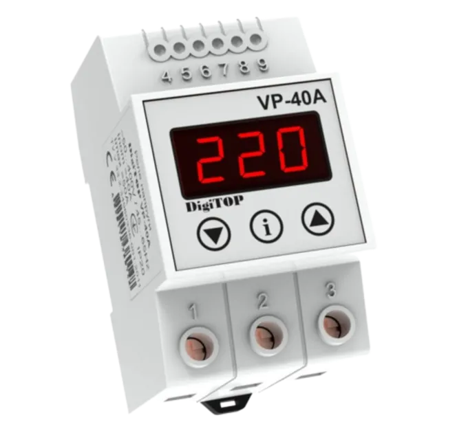 DigiTop VP-40A Реле напряжения DigiTop VP-40A Реле напряжения