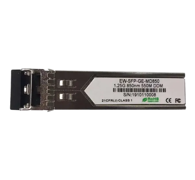 Ewind EW-SFP-GE-MD850 155M, Multi-mode Dual Fiber, 850nm, 550meter, LC connector Модуль SFP Ewind EW-SFP-GE-MD850 155M, Multi-mode Dual Fiber, 850nm, 550meter, LC connector Модуль SFP