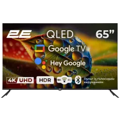 2E 65A77Q 65" дюймів 3840x2160 QLED Google TV Телевізор