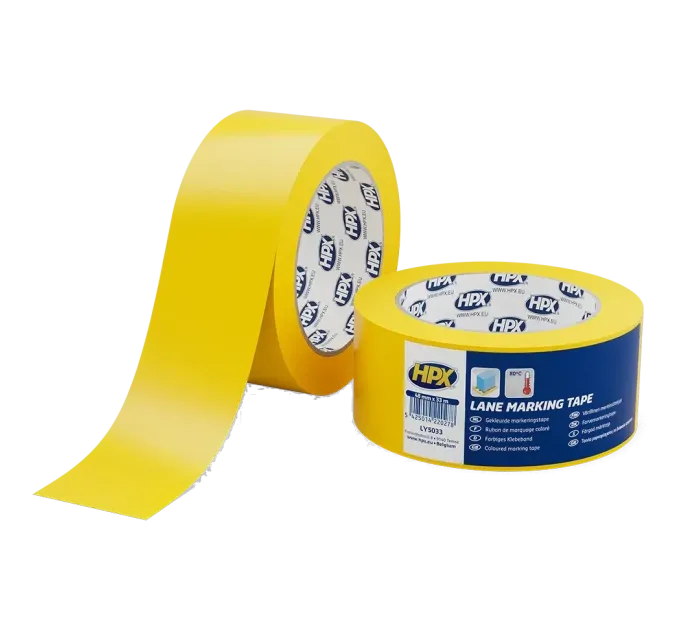 HPX LY5033 Lane Marking Tape 50мм x 33м Лента самоклеящаяся для маркировки полов