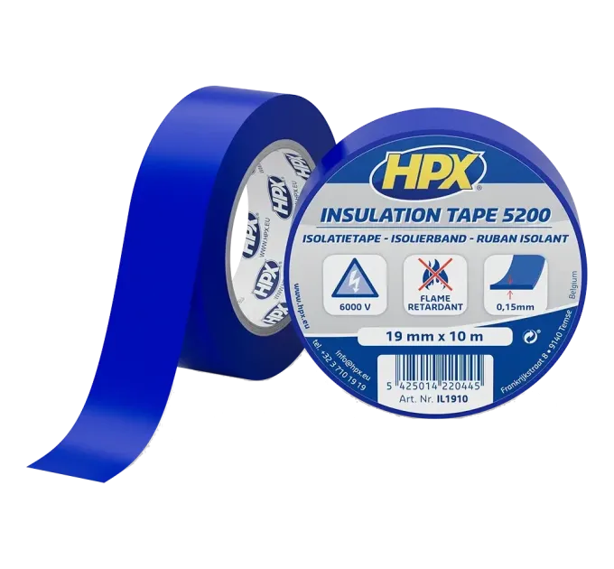 HPX IL1910 HPX5200 19мм х 10м Лента ПВХ изоляционная